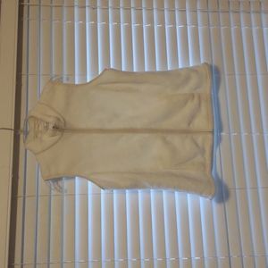 Kim Rogers solid white vest size large